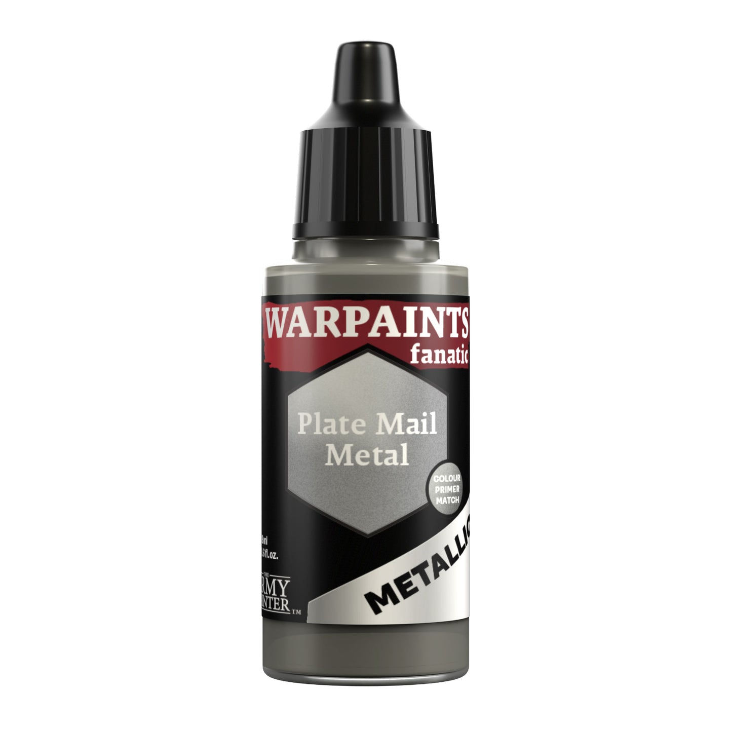Warpaints Fanatic Paint bottles - Metallic (Black Cap)