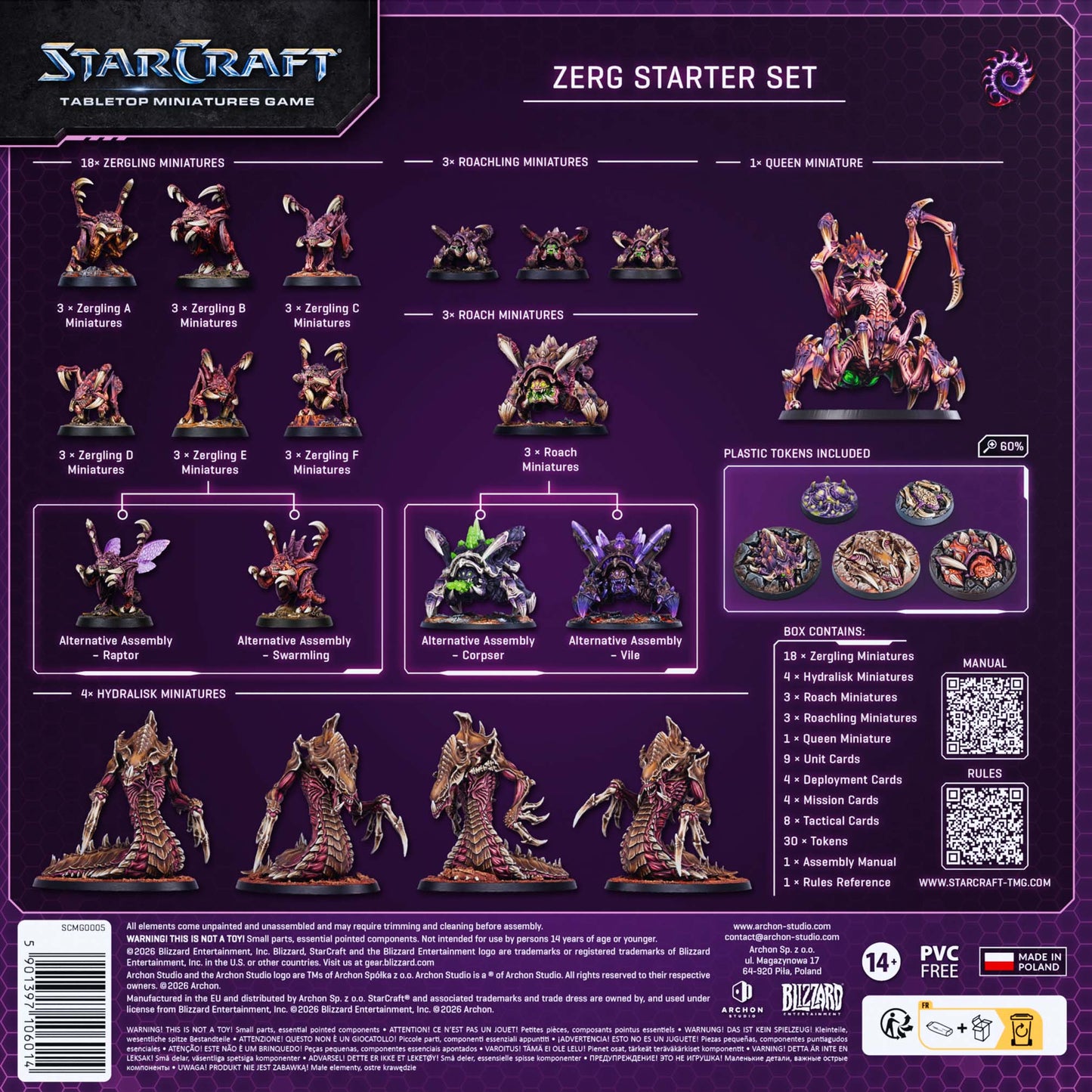Starcraft Zerg: Starter Set [Preorder October 5th]