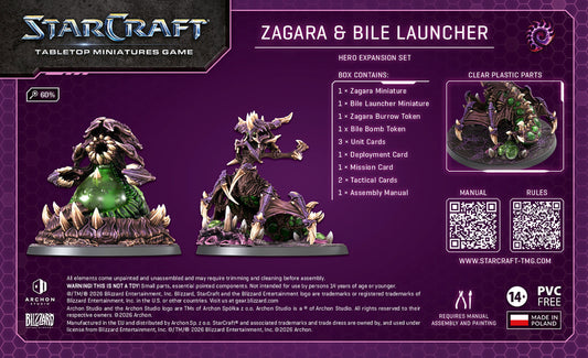 Starcraft Zerg: Zagara & Bile Launcher [Preorder January]