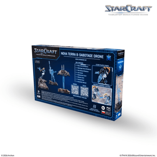 Starcraft Terran: Nova Terra & Sabotage Drone [Preorder January]