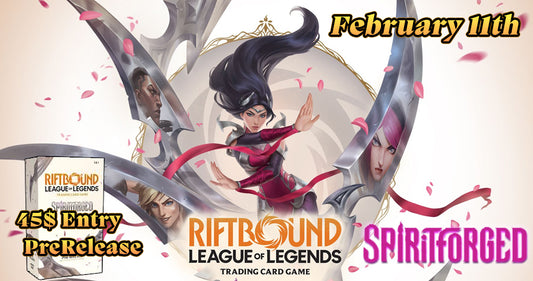 Riftbound Spiritforge PreRelease February 11th