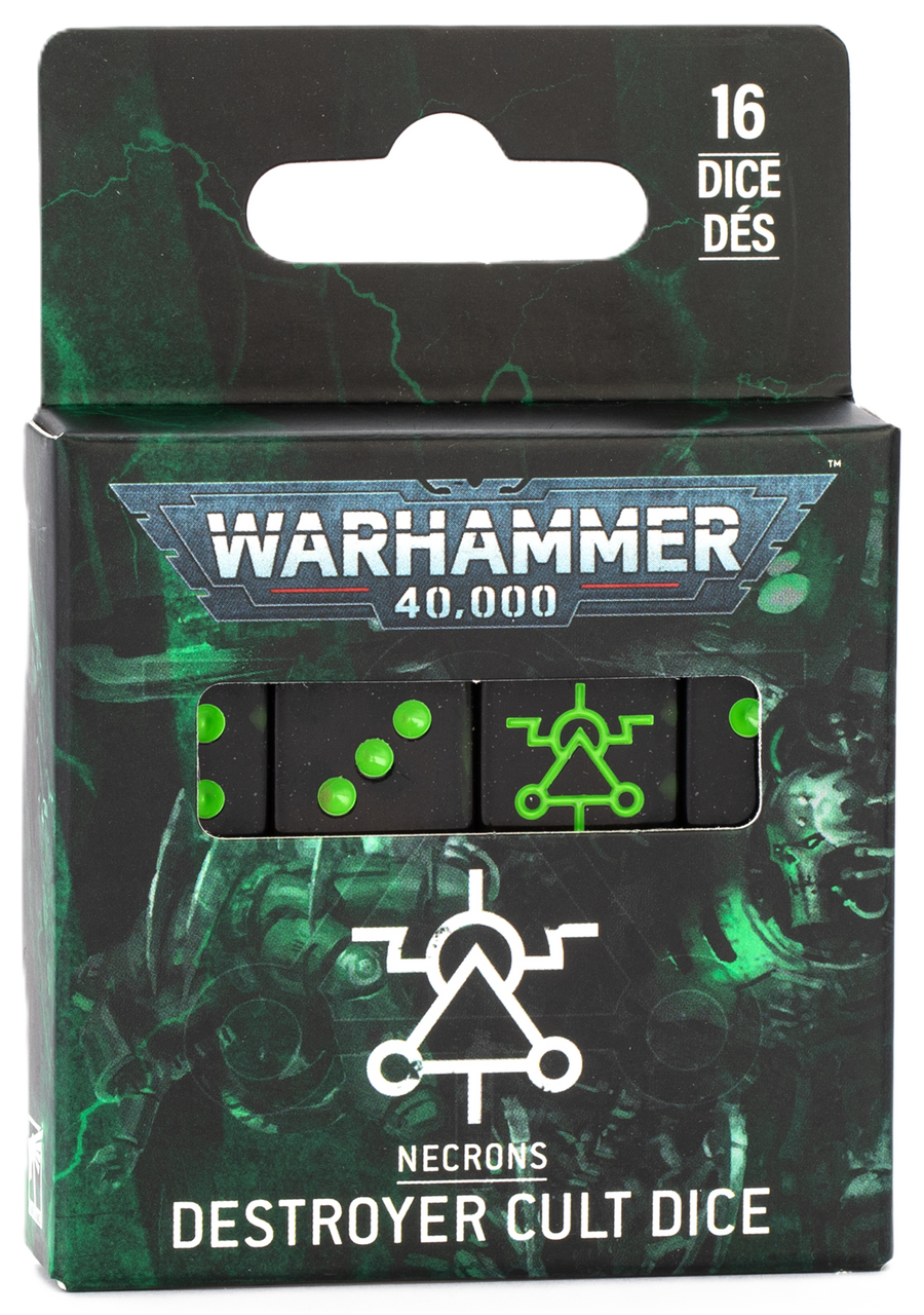 Necrons: Destroyer Cult Dice Set