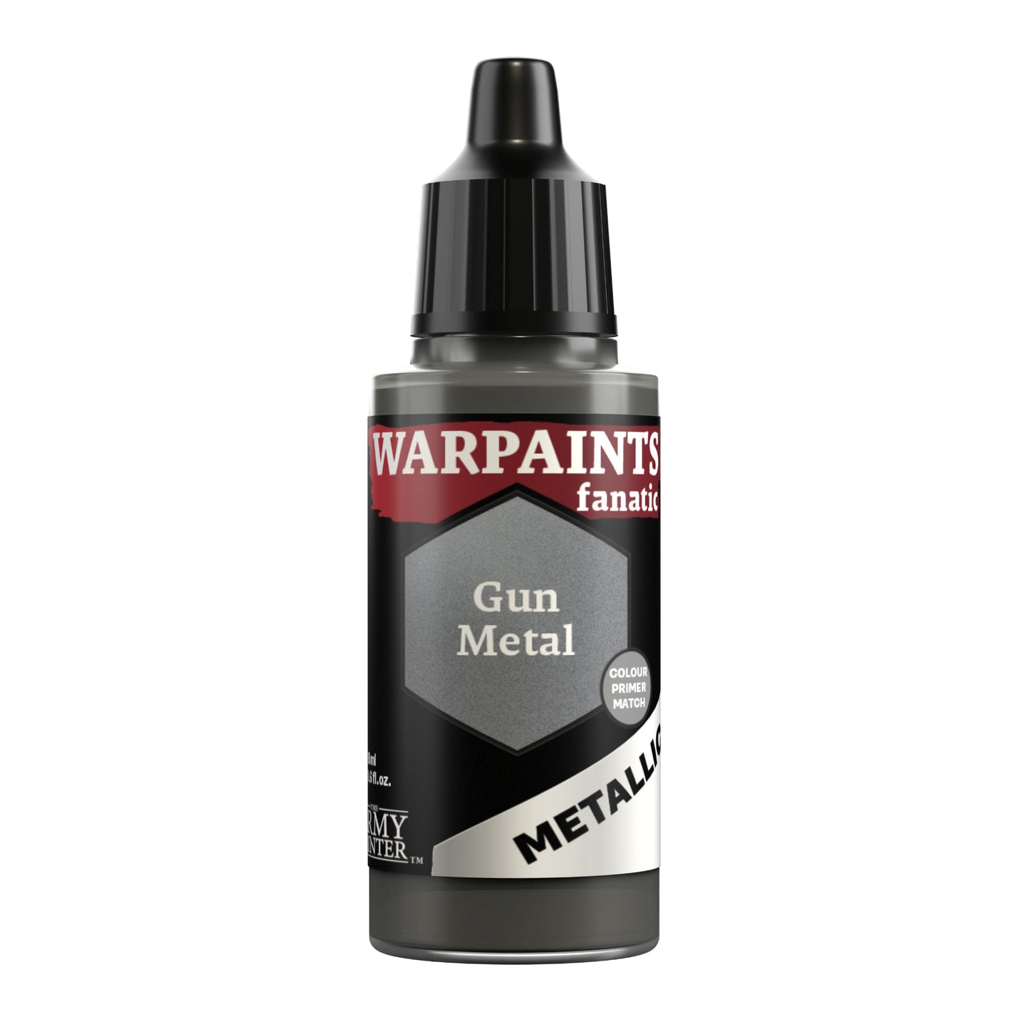 Warpaints Fanatic Paint bottles - Metallic (Black Cap)