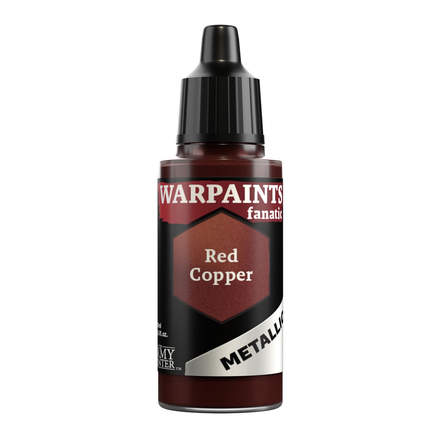 Warpaints Fanatic Paint bottles - Metallic (Black Cap)