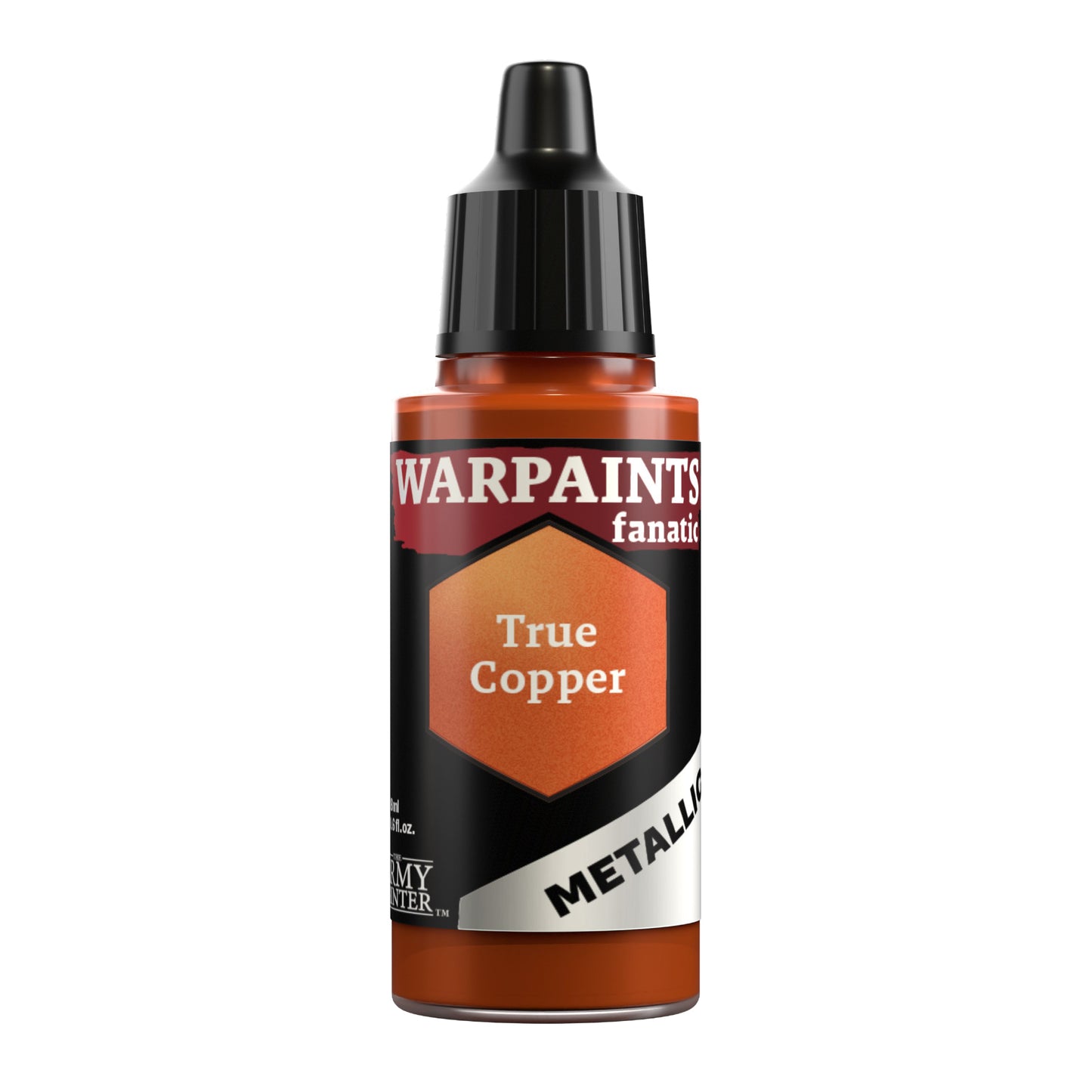 Warpaints Fanatic Paint bottles - Metallic (Black Cap)