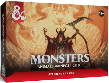 D&D RPG Reference Cards